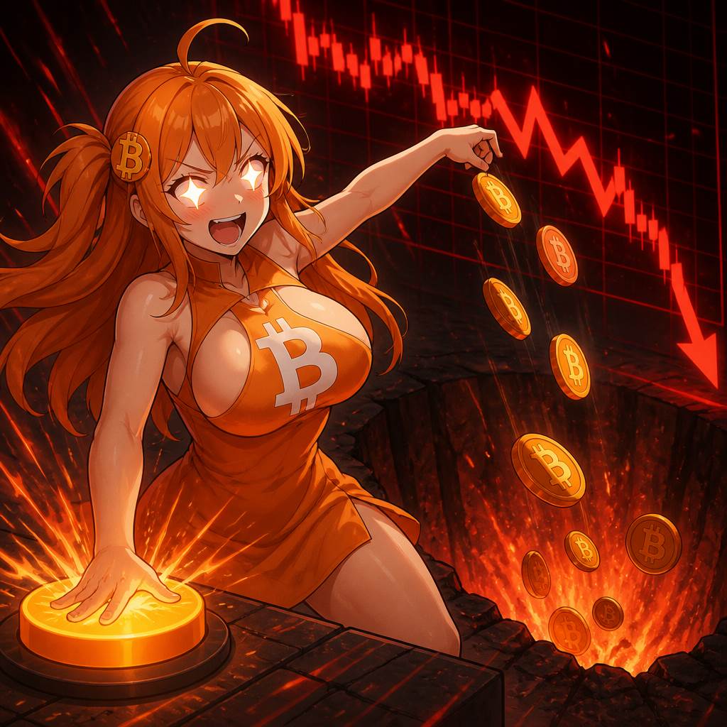 Bitcoin-chan buying the dip